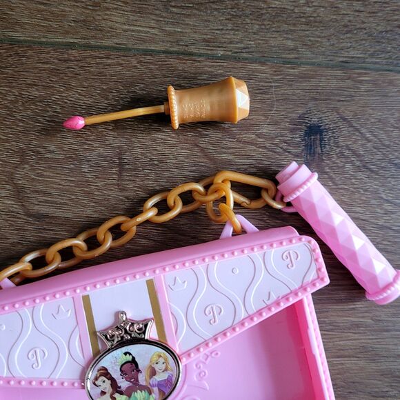 Disney Princess Style Trendy Traveler Backpack Clutch Lipstick Credit Card Pink - Picture 8 of 15